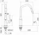 DORNBRACHT Einhebelmischer Pull-down mit Brausefunktion SYNC 33875895 Platin gebürstet, 33875895-06 Galeriebild 3